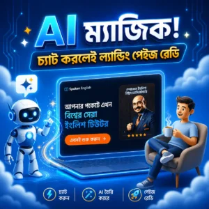 AI দিয়ে সেলস ড্রিভেন ল্যান্ডিং পেইজ তৈরি